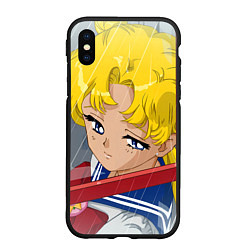 Чехол iPhone XS Max матовый Sailor Moon Усаги Цукино грустит