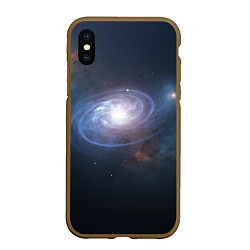 Чехол iPhone XS Max матовый Спиральная галактика