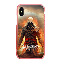 Чехол iPhone XS Max матовый Assassins creed старый город, цвет: 3D-баблгам