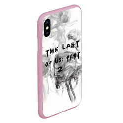 Чехол iPhone XS Max матовый The Last of Us цикады элли, цвет: 3D-розовый — фото 2