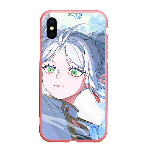 Чехол iPhone XS Max матовый Sousou no Frieren Фрирен beautiful smile / 3D-Баблгам – фото 1