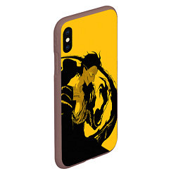 Чехол iPhone XS Max матовый Господин злодей - Выходной господина злодея, цвет: 3D-коричневый — фото 2