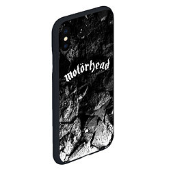 Чехол iPhone XS Max матовый Motorhead black graphite, цвет: 3D-черный — фото 2