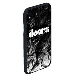 Чехол iPhone XS Max матовый The Doors black graphite, цвет: 3D-черный — фото 2