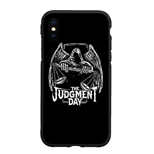 Чехол iPhone XS Max матовый The Judgment Day / 3D-Черный – фото 1