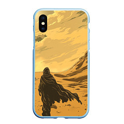 Чехол iPhone XS Max матовый Dune - The Traveler, цвет: 3D-голубой