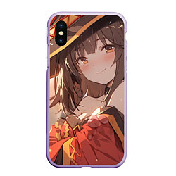 Чехол iPhone XS Max матовый Konosuba Мэгумин милая