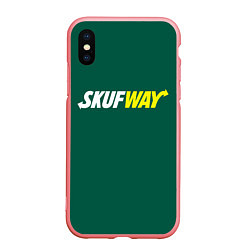 Чехол iPhone XS Max матовый Skuf - way