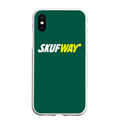 Чехол iPhone XS Max матовый Skuf - way