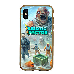 Чехол iPhone XS Max матовый Abiotic Factor мир монстров