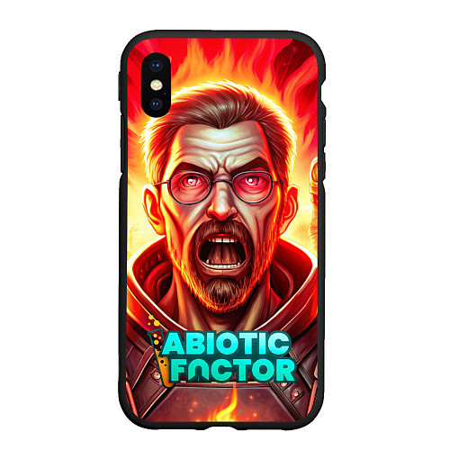 Чехол iPhone XS Max матовый Abiotic Factor персонаж / 3D-Черный – фото 1