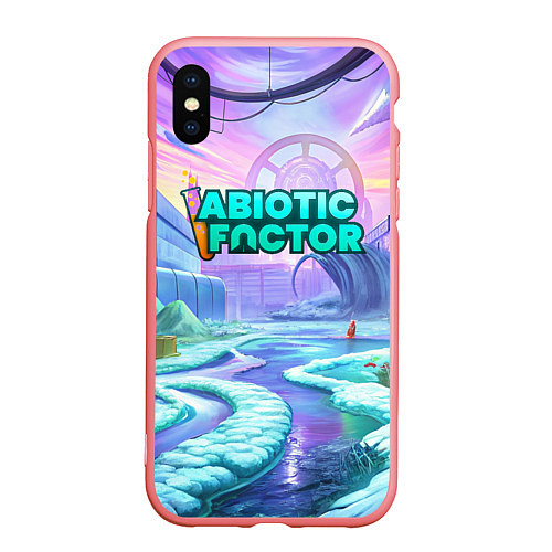 Чехол iPhone XS Max матовый Abiotic Factor world / 3D-Баблгам – фото 1