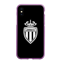 Чехол iPhone XS Max матовый Monaco fc club sport