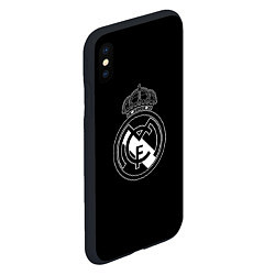 Чехол iPhone XS Max матовый Barcelona fc sport club, цвет: 3D-черный — фото 2