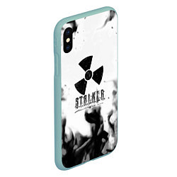 Чехол iPhone XS Max матовый Stalker fire steel, цвет: 3D-мятный — фото 2