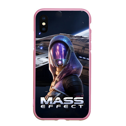 Чехол iPhone XS Max матовый Mass Effect ТалиЗора / 3D-Розовый – фото 1