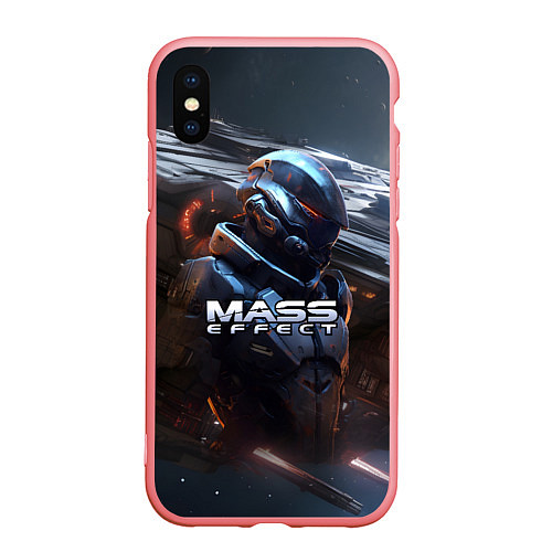 Чехол iPhone XS Max матовый Mass Effect game space / 3D-Баблгам – фото 1