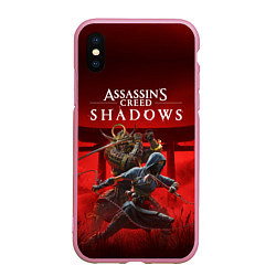 Чехол iPhone XS Max матовый Персонажи Assassins creed shadows