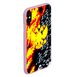 Чехол iPhone XS Max матовый Возрождение российской империи, цвет: 3D-розовый — фото 2