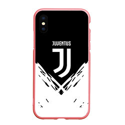 Чехол iPhone XS Max матовый Juventus sport geometry fc club