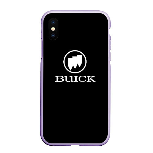 Чехол iPhone XS Max матовый Buick avto / 3D-Светло-сиреневый – фото 1