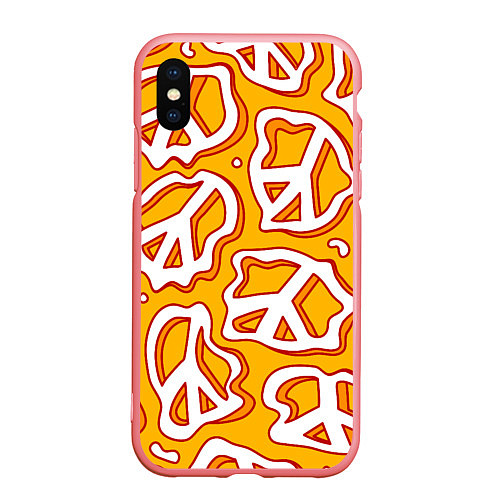 Чехол iPhone XS Max матовый Pattern peace / 3D-Баблгам – фото 1