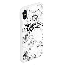 Чехол iPhone XS Max матовый My Chemical Romance dirty ice, цвет: 3D-белый — фото 2