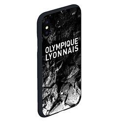 Чехол iPhone XS Max матовый Lyon black graphite, цвет: 3D-черный — фото 2