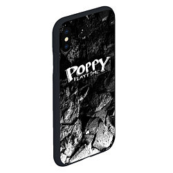 Чехол iPhone XS Max матовый Poppy Playtime black graphite, цвет: 3D-черный — фото 2