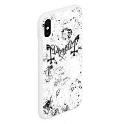 Чехол iPhone XS Max матовый Mayhem dirty ice, цвет: 3D-белый — фото 2