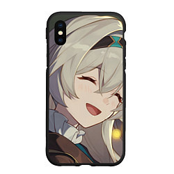 Чехол iPhone XS Max матовый Honkai Star Rail Firefly smile