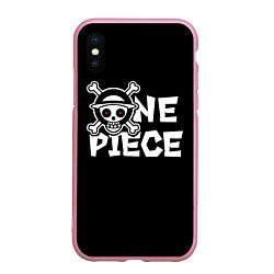 Чехол iPhone XS Max матовый One piece - emblem