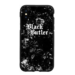 Чехол iPhone XS Max матовый Black Butler black ice