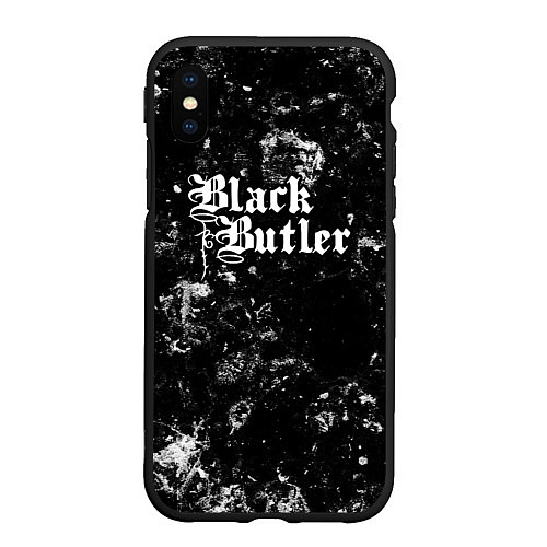 Чехол iPhone XS Max матовый Black Butler black ice / 3D-Черный – фото 1