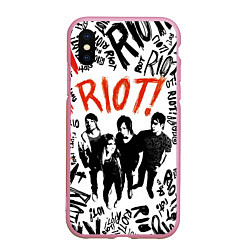 Чехол iPhone XS Max матовый Paramore - riot