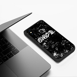 Чехол iPhone XS Max матовый Akudama Drive black ice, цвет: 3D-черный — фото 2