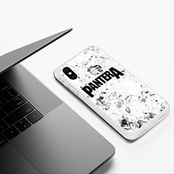 Чехол iPhone XS Max матовый Pantera dirty ice, цвет: 3D-белый — фото 2