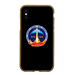 Чехол iPhone XS Max матовый NASA space trend