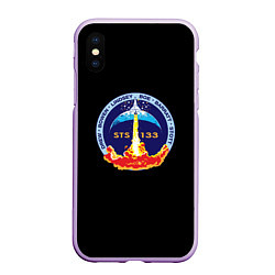 Чехол iPhone XS Max матовый NASA space trend