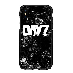 Чехол iPhone XS Max матовый DayZ black ice