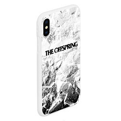 Чехол iPhone XS Max матовый The Offspring white graphite, цвет: 3D-белый — фото 2