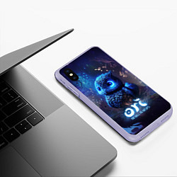 Чехол iPhone XS Max матовый Ku Ori and the Will of the Wisps, цвет: 3D-светло-сиреневый — фото 2