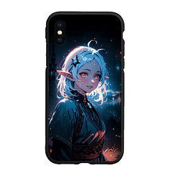 Чехол iPhone XS Max матовый Сильфи - лунный свет - Mushoku tensei