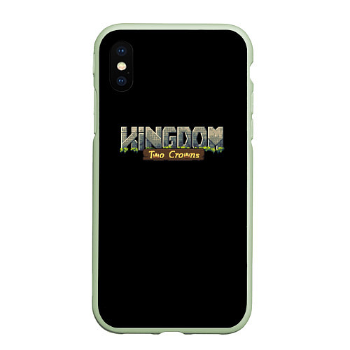 Чехол iPhone XS Max матовый Kingdom rpg / 3D-Салатовый – фото 1