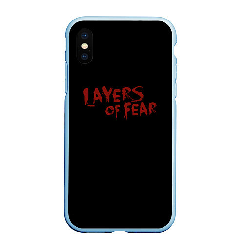 Чехол iPhone XS Max матовый Layers of Fear / 3D-Голубой – фото 1