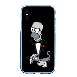 Чехол iPhone XS Max матовый Homer - the godfather