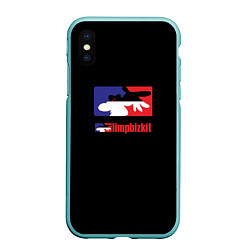 Чехол iPhone XS Max матовый Limp Bizkit logo brend