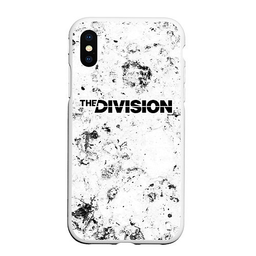 Чехол iPhone XS Max матовый The Division dirty ice / 3D-Белый – фото 1