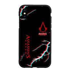 Чехол iPhone XS Max матовый Assassins Creed strom