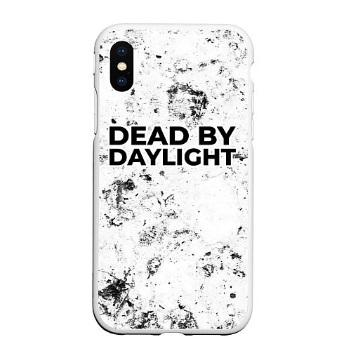 Чехол iPhone XS Max матовый Dead by Daylight dirty ice / 3D-Белый – фото 1